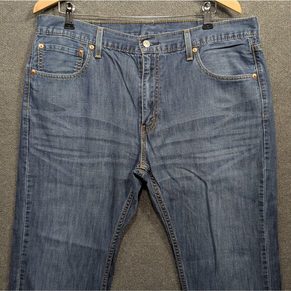Levis 527 Bootcut Jeans Mens 38x32 Denim Pants Modern Staple Basic Modern - Picture 1 of 13